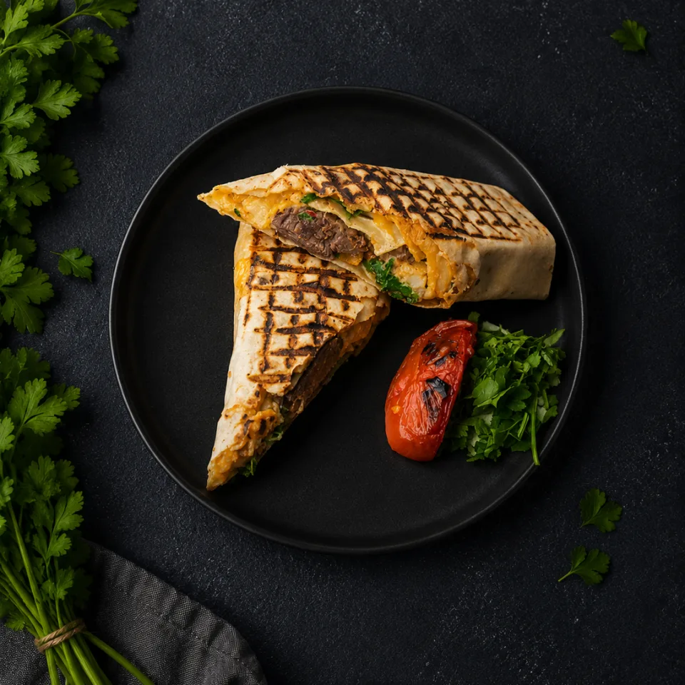ساندوتش شيش لحم