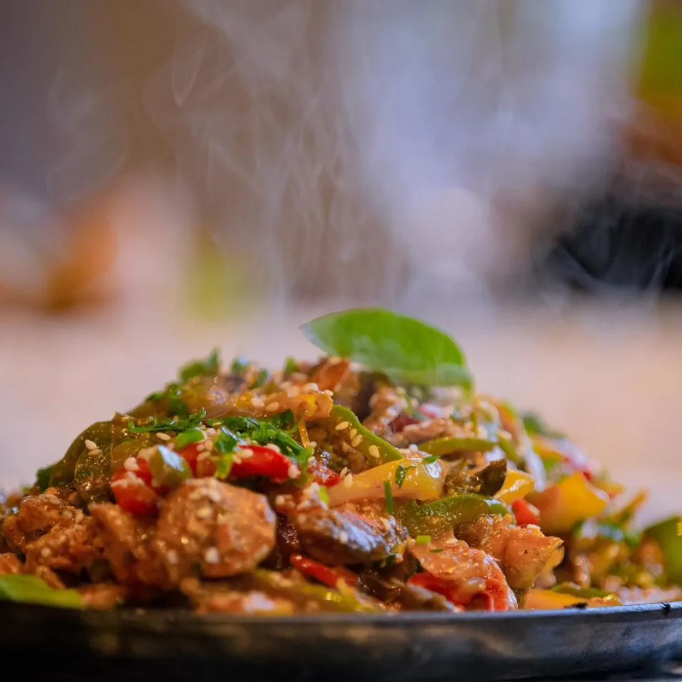 تشيكن فاهيتا سكيلت - Chicken Fajita Skillet